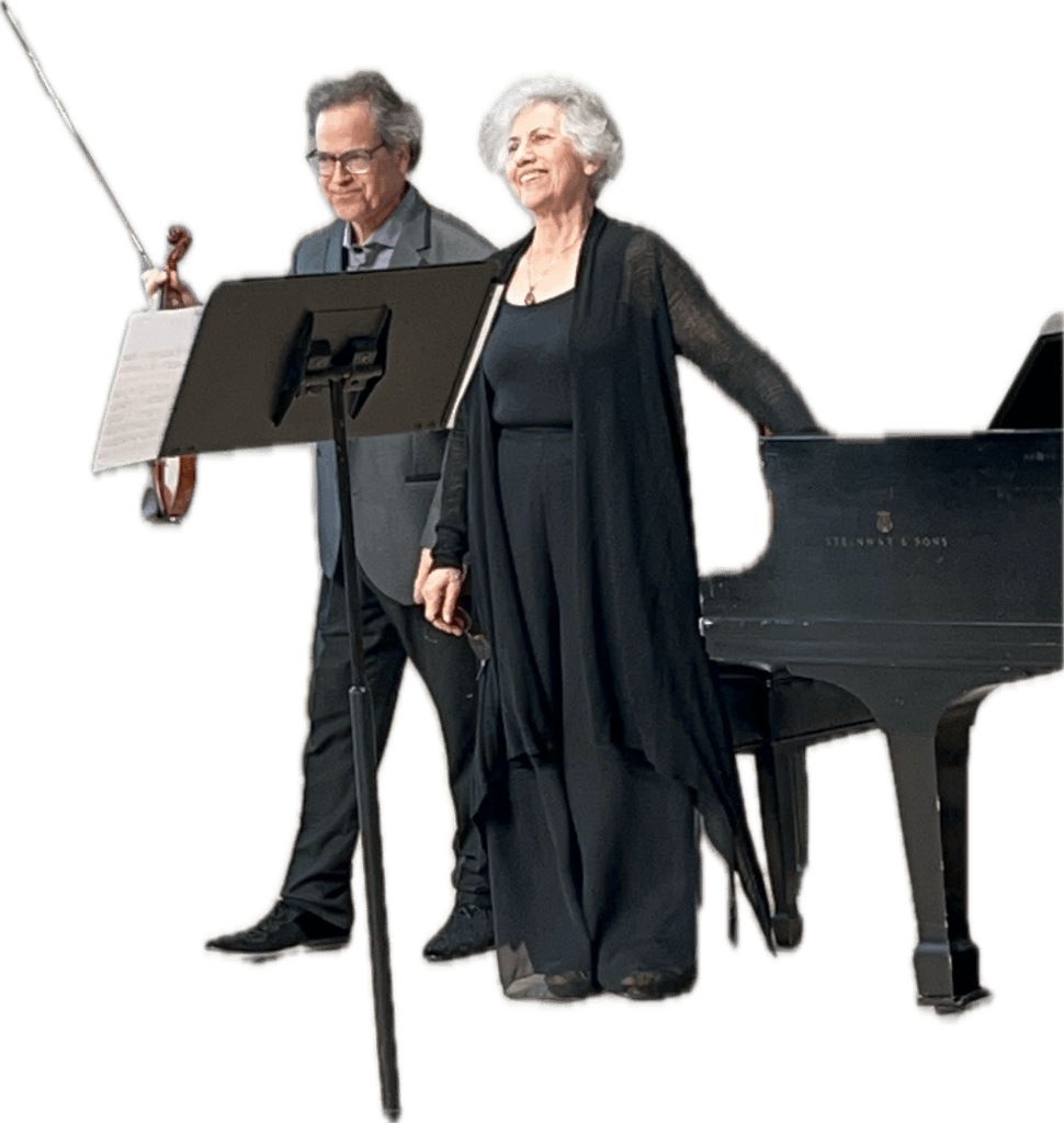 Nancy Roldán with José Miguel Cueto